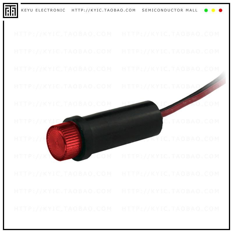 91W-NWR12H-CRO【PMI LED .290' HI-HAT RED】