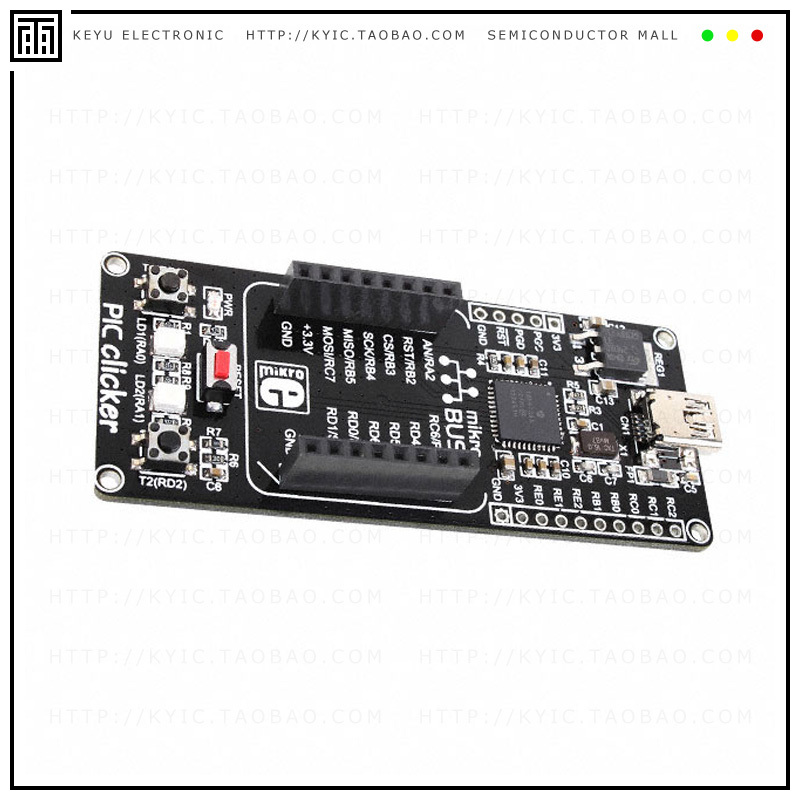 MIKROE-1487【MIKROBUS CLICK PIC18F47J53 EVAL】