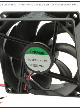 GF92251B1-000U-AC9【FAN 92X25MM 12VDC IP56 75CFM】
