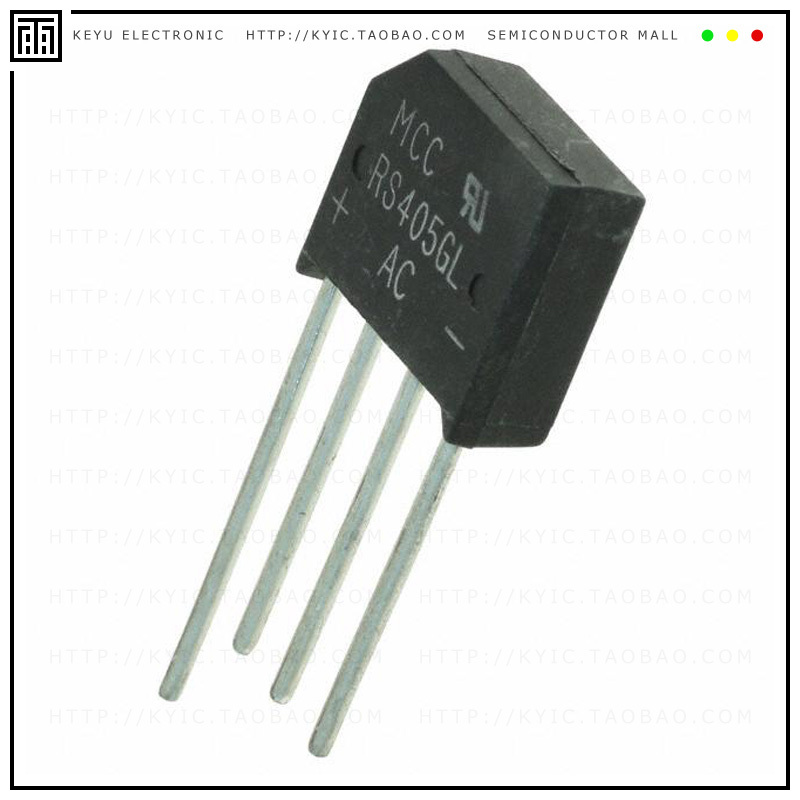 RS405GL-BP【BRIDGE RECT 1PHASE 600V 4A RS-4L】