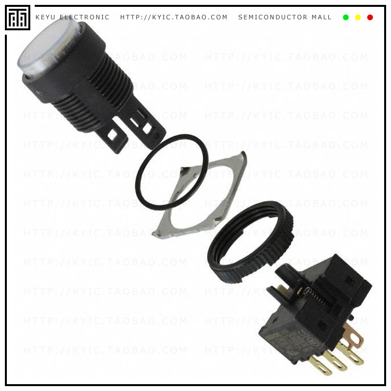 A165L-TWM-5D-1【SWITCH PUSHBUTTON SPDT 5A 125V】