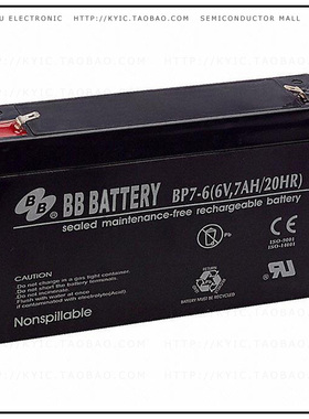 BP7-6-T1【BATTERY LEAD ACID 6V 7AH】