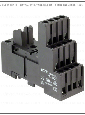 1415526-1【RELAY SOCKET 8 POSITION DIN RAIL】