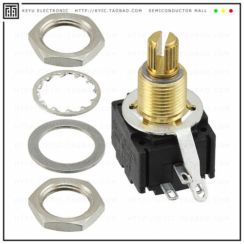 95A1D-Z28-EA0/322L【POT 500K OHM 1/4W PLASTIC LINEAR】