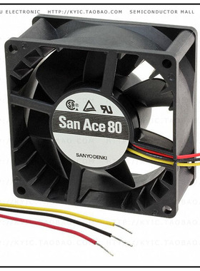 9G0824G1011【FAN 80X38MM 24VDC RBLS TACH】