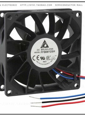 FFB0812SH-R00【FAN AXIAL 80X25.4MM 12VDC WIRE】