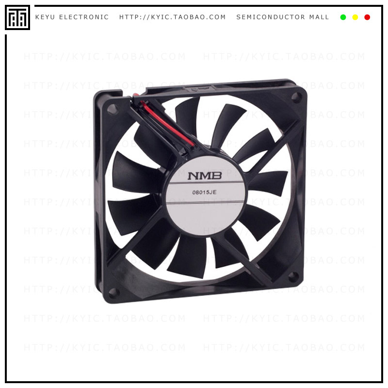 08015JE-12M-BA-F0【FAN AXIAL 80X15MM 12VDC WIRE】