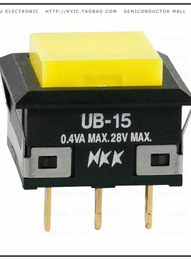 UB15KKG01N-E【SWITCH PUSH SPDT 0.4VA 28V】