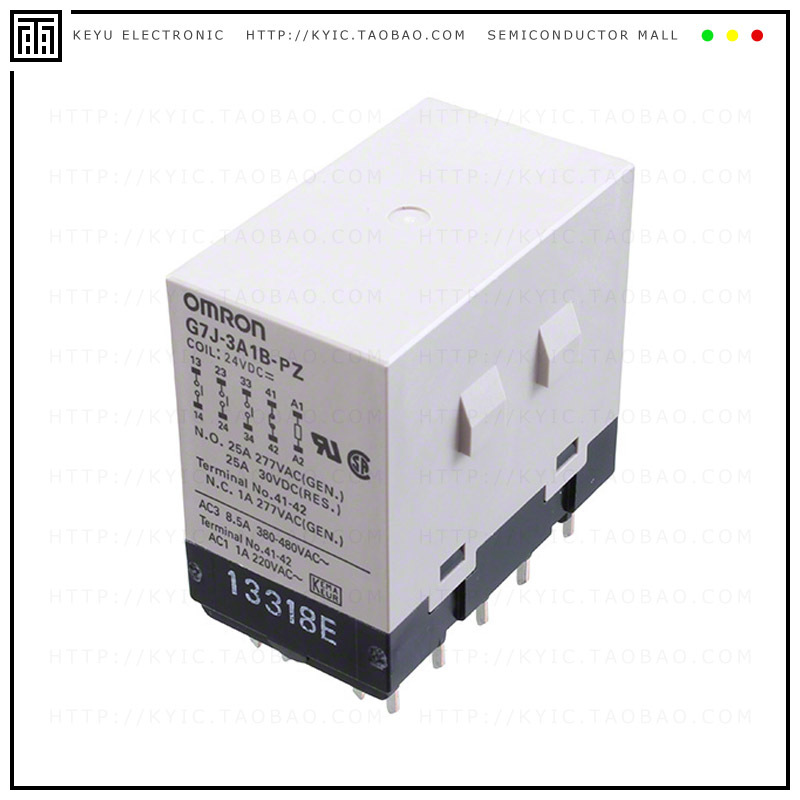 G7J-3A1B-PZ DC24【RELAY GEN PURPOSE 4PST 25A 24V】