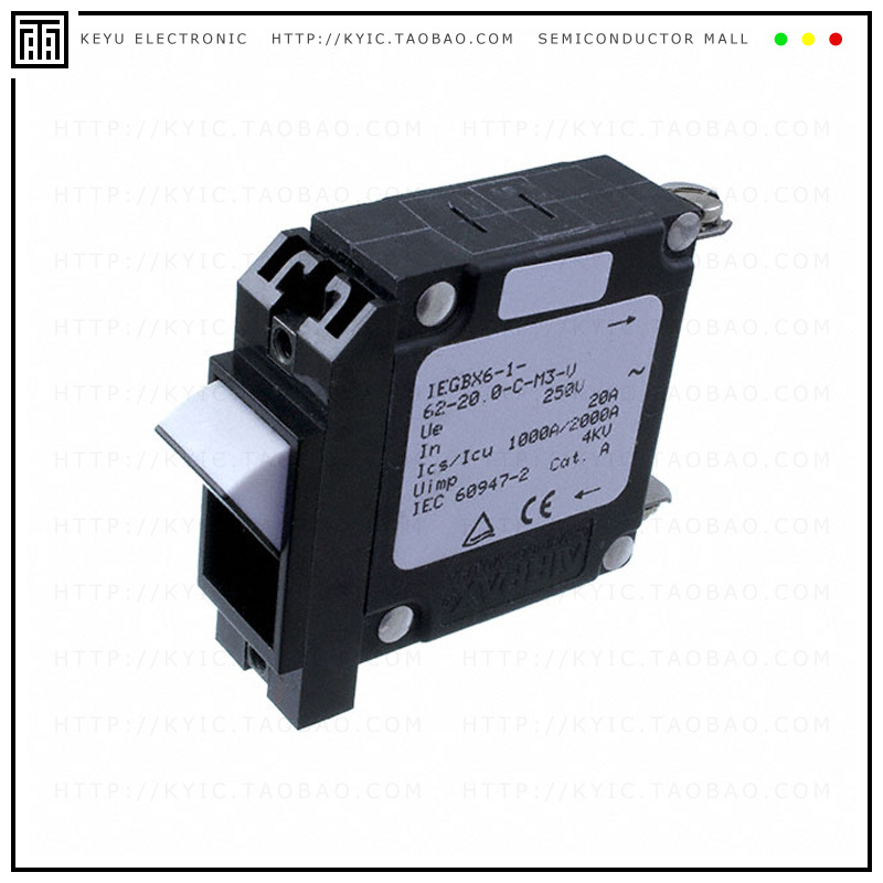IEGBX6-1-62-20.0-C-M3-V【CIR BRKR MAG-HYDR ROCKER 20A】
