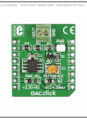 MIKROE-950【BOARD ACCY DAC CLICK MIKROBUS】