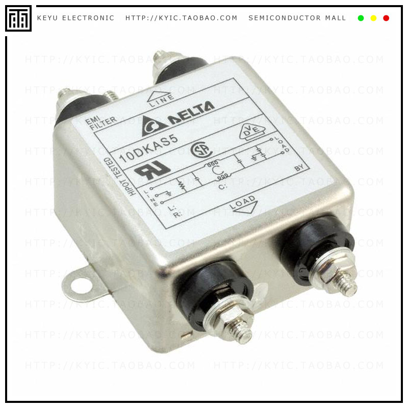 10DKAS5【LINE FILTER 115/250VAC 10A CHASS】
