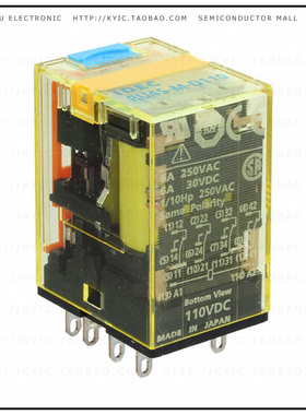 RU4S-M-D110【RELAY GEN PURPOSE 4PDT 6A 110V】
