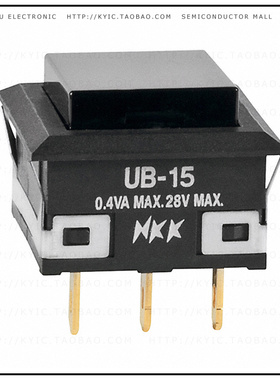 UB15KKG01N-A【SWITCH PUSH SPDT 0.4VA 28V】