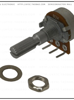 P160KNPD-2QC25B2K【POT 2K OHM 1/5W PLASTIC LINEAR】