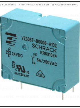 V23057B0006A102【RELAY GEN PURPOSE SPST 5A 24V】