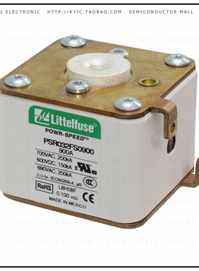 PSR032FS0900Z【FUSE SQUARE 900A 700VAC/600VDC】