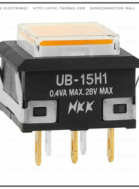 UB15KKG015D-JD【SWITCH PUSH SPDT 0.4VA 28V】