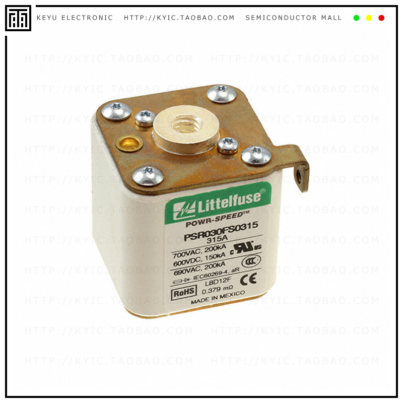 PSR030FS0315Z【FUSE SQUARE 315A 700VAC/600VDC】