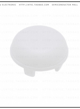 1JS16【CAP TACTILE ROUND FROSTED WHITE】