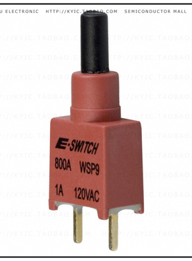 800AWSP9M2RE【SWITCH PUSH SPST-NO 0.4VA 20V】