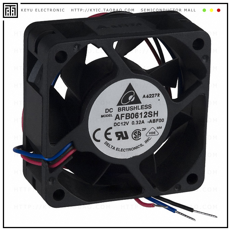 AFB0612SH-AF00【FAN AXIAL 60X25.4MM 12VDC WIRE】