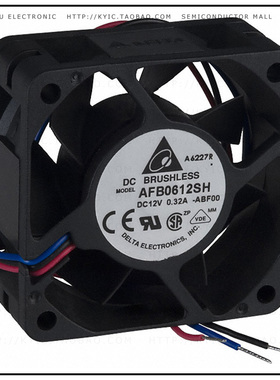 AFB0612SH-AF00【FAN AXIAL 60X25.4MM 12VDC WIRE】