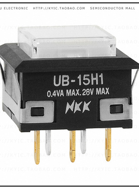 UB15KKG015D-JB【SWITCH PUSH SPDT 0.4VA 28V】
