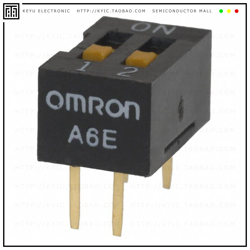 A6E-2101-N【SWITCH SLIDE DIP SPST 25MA 24V】