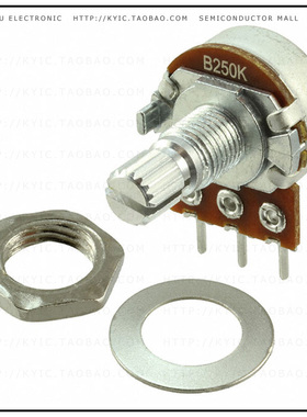 P160KN-0QC15B250K【POT 250K OHM 1/5W PLASTIC LINEAR】