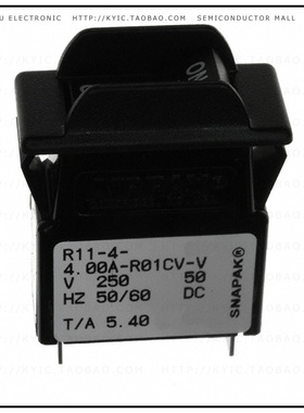R11-4-4.00A-R01CV-V【CIR BRKR MAGHYDR 4A 250VAC 65VDC】
