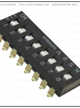 A6SN-8102-P【SWITCH SLIDE DIP SPST 25MA 24V】