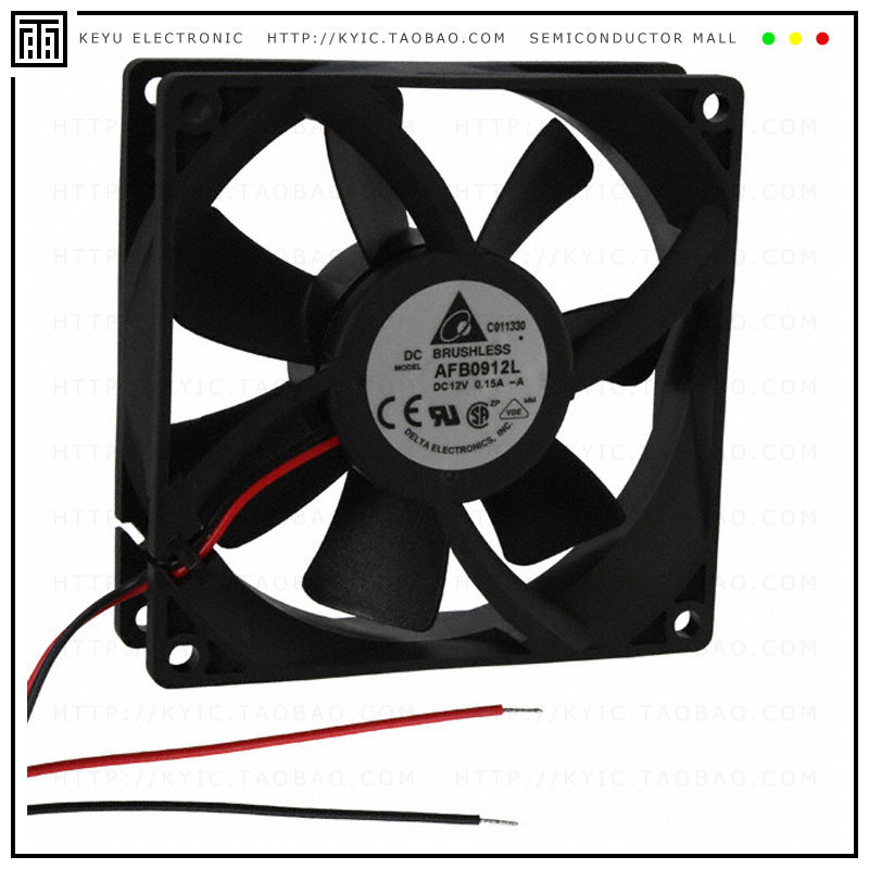 AFB0912L-A【FAN AXIAL 92X25.4MM 12VDC WIRE】