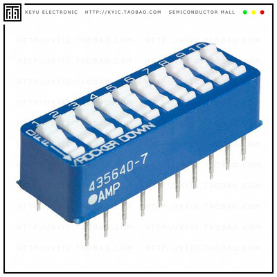 5435640-7【SWITCH ROCKER DIP SPST 60MA 5V】
