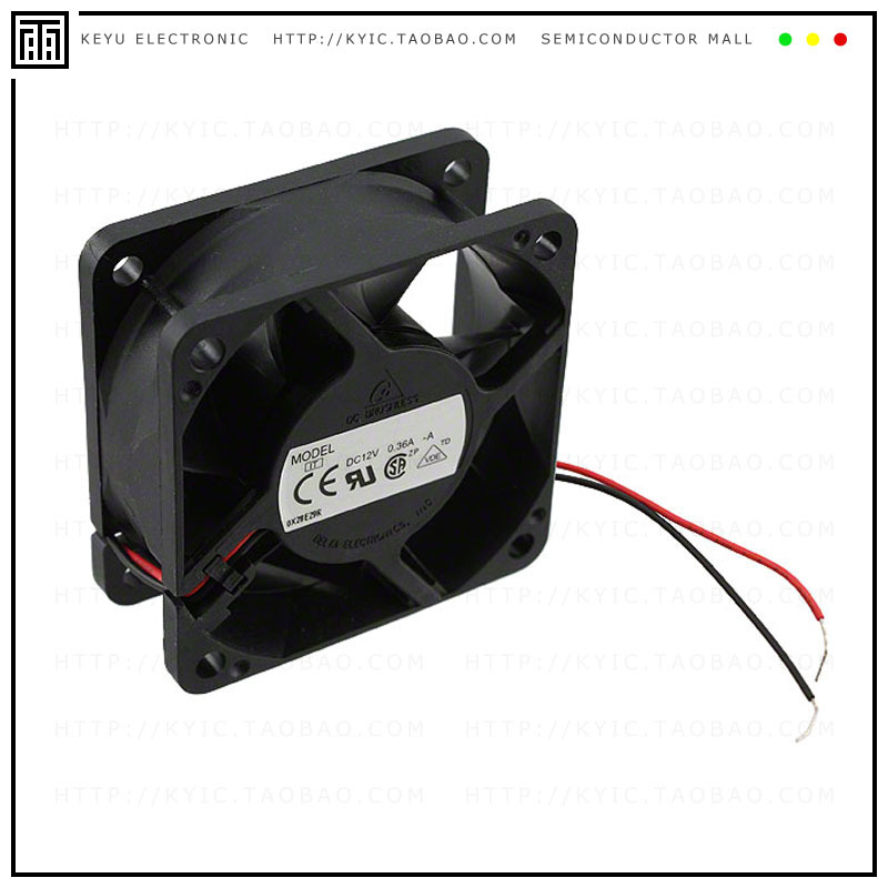 AUB0612VH-AIT【FAN AXIAL 60X25.4MM 12VDC WIRE】