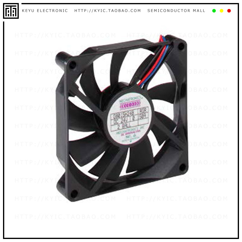G8015H12B-RGR【FAN AXIAL 80X15MM 12VDC】