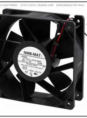 4715VL-07W-B60-E00【FAN AXIAL 120X38MM 48VDC WIRE】