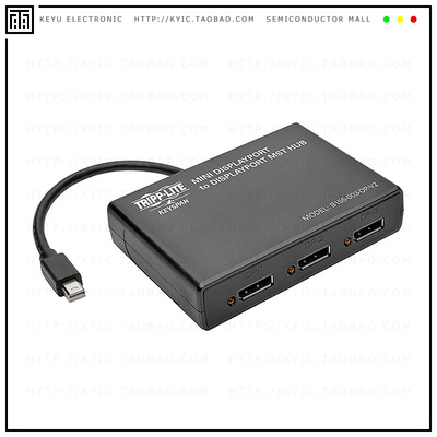 B155-003-DP-V2【3 PORT MINI DP 1.2 TO DISPLAYPOR】