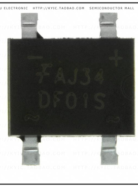 DF01S2【BRIDGE RECT 1PHASE 100V 2A 4SDIP】