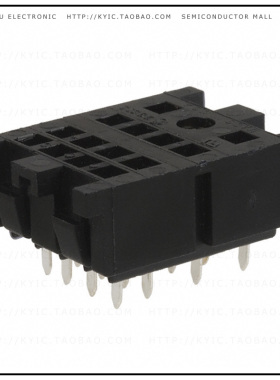 27E007【RELAY SOCKET 14 POS THROUGH HOLE】
