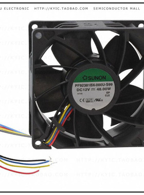 PF92381BX-000U-S99【FAN AXIAL 92X38MM 12VDC WIRE】
