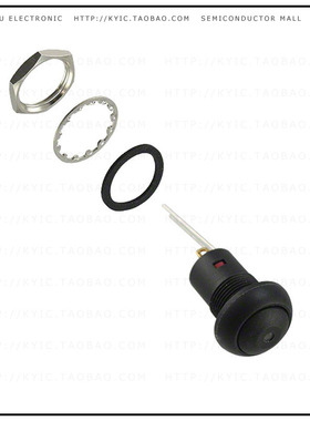 RP8200B2M1CEBLKBLKRED【SWITCH PUSH SPST 0.1A 24V】