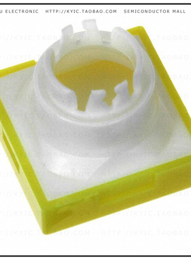 AT3001EB【CAP PUSHBUTTON SQUARE YEL/WHITE】