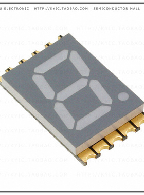 VDMY10A1【DISPLAY 7SEG 10MM YELLOW C.A.】