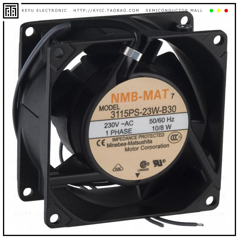 3115PS-23W-B30-A00【FAN AXIAL 80X38MM 230VAC WIRE】