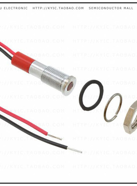 Q6F3CXXR12E【LED PANEL MOUNT INDICATOR RED】