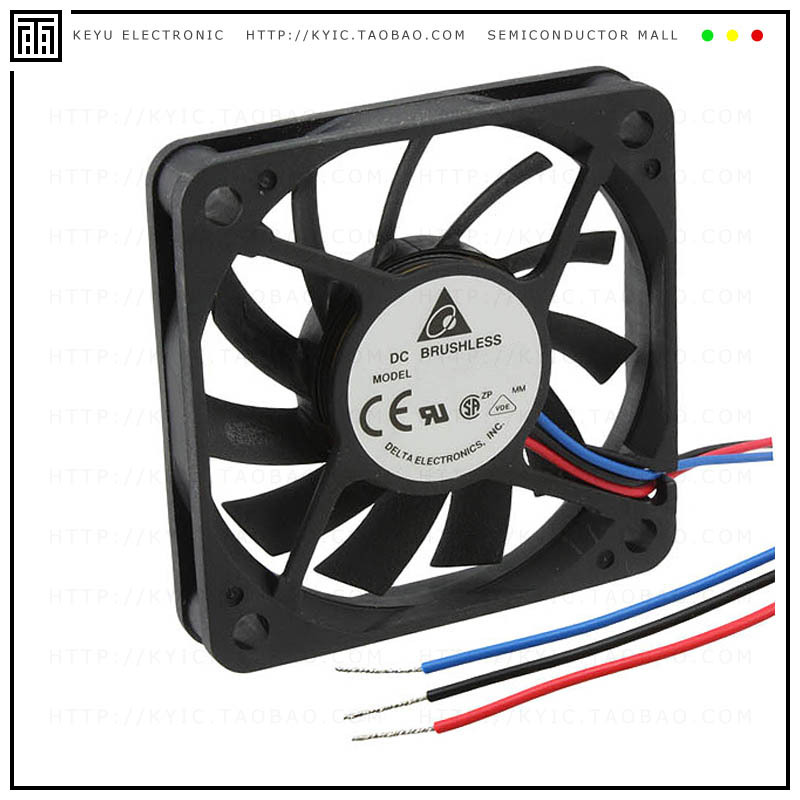 EFB0612LA-R00【FAN AXIAL 60X60X10MM 12V WIRE】