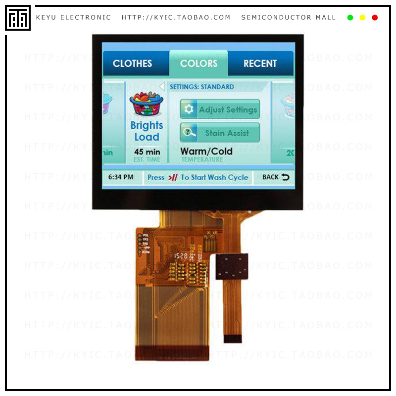 NHD-3.5-320240MF-ASXN#-CTP【3.5' SUNLIGHT READABLE TFT CAPAC