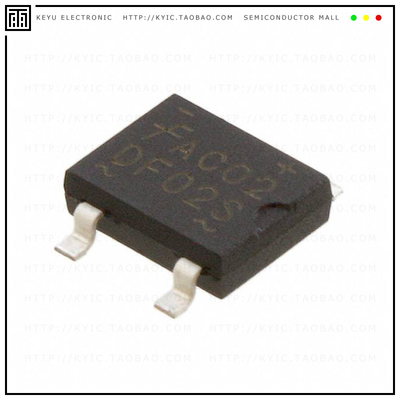DF02S2【BRIDGE RECT 1PHASE 200V 2A 4SDIP】