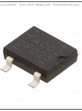 DF02S2【BRIDGE RECT 1PHASE 200V 2A 4SDIP】